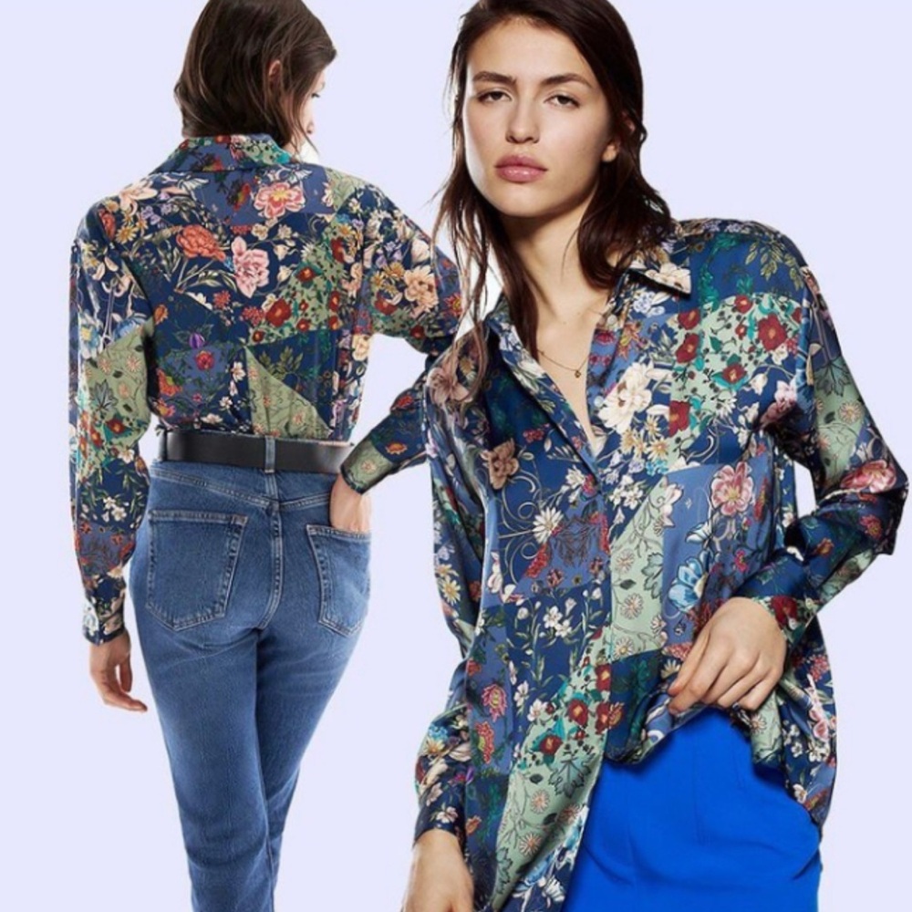 ZARA FLORAL TOP